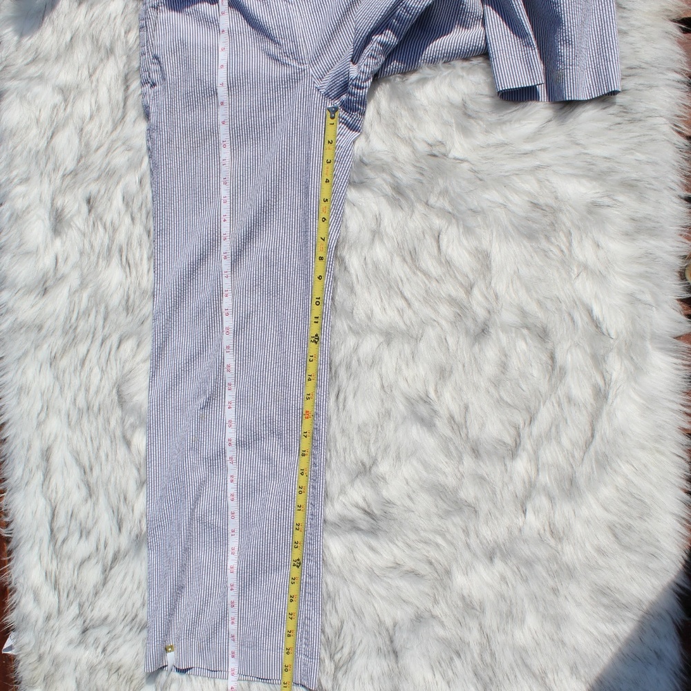 Ann Taylor LOFT Striped Cotton Pants Size 6 - Picture 6 of 8